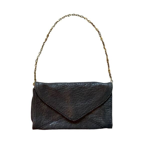 Antonio Melani navy handbag with lime lining - Picture 1 of 5